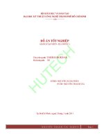 Đồ án thiết kế khách sạn biển  sea hotel