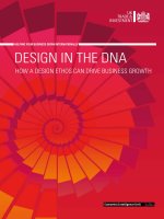 Design in the DNA   how a design ethos can drive business growth 
