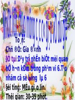 Dạy trẻ nhận biết mối quan hệ hơn kém trong phạm vi 6 tạo nhóm có số lượng  là 6 