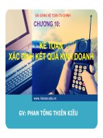 Bài giảng kế toán tài chính  chương 10   phan tống thiên kiều