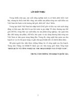 khái quát về công nghệ sau thu hoạch hiện nay ở việt nam 