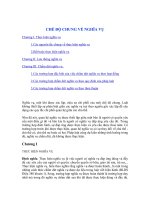 CHẾ độ CHUNG về NGHĨA vụ