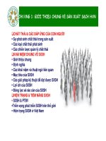 CHƯƠNG 1  GIỚI THIỆU CHUNG về sản XUẤT SẠCH hơn