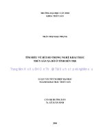 tìm hiểu về rủi ro trong nghề khai thác thủy sản xa bờ ở tỉnh bến tre