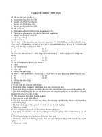 Câu hỏi trắc nghiệm tài chính doanh nghiệp