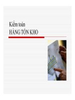 Bài giảng kiểm toán   chương 2 kiểm toán hàng tồn kho