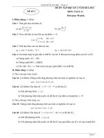 ôn tập học kì 2 toán 11 