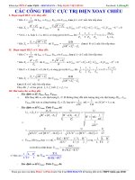 tổng hợp công thức cực trị 