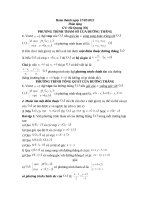 phương trình tham số,phương trình đường thẳng 