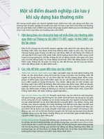 Một số điểm doanh nghiệp cần lưu ý khi xây dựng báo thường niên 