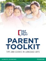 cẩm nang cho cha mẹ phát triển phát triển kĩ năng ngôn ngữ cho trẻ