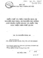 Điều chế và tiêu chuẩn hóa dị nguyên bụi nhà, dị nguêyn bụi bông góp phần chuẩn đoán và điều trị đặc hiệu hen phế quản