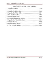 tiểu luận BÀI TẬP AXIT CACBOXYLIC VÀ DẪN XUẤT