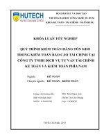 Quy trình kiểm toán hàng tồn kho trong kiểm toán báo cáo tài chính tại CT TNHH dịch vụ tư vấn tài chính kế toán   kiếm toán phía nam (AASCS) 