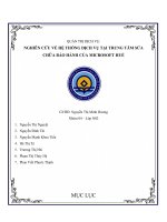 Đánh giá chất lượng dịch vụ của trung tâm bảo hành và sửa chữa microsoft