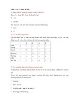 Mẫu câu hỏi trắc nghiệm phần marketing