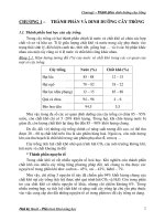 Chương 1 thành phần dinh dưỡng cây trồng (bài giảng hóa kỹ thuật)