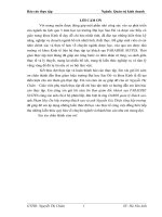 đề án nâng cao chất lượng phục vụ bộ phận bếp khách sạn