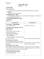 giáo án lóp 3 buổi 2 