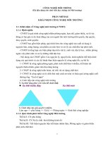 Công nghệ môi trường ( tài liệu dùng cho sinh viên học chứng chỉ môi trường)