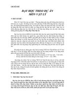 DẠY học THEO dự án môn vật LÝ