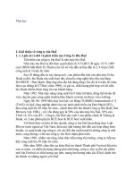 Thực trạng hoạt động định vị bia huda trên thị trường của công ty bia huế