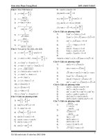 đề cương ôn tập phần lượng giác