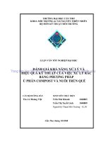 đánh giá khả năng xử lý và hiệu quả kỹ thuật của việc xử lý rác bằng phương pháp ủ phân compost và nuôi trùn quế