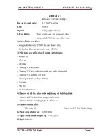 Đồ án  thiết kế nhà máy sản xuất malt đen, năng suất 25 000 tấn sản phẩm năm