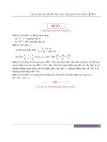 Tuyển tập các đề thi chọn học sinh giỏi môn toán 8 