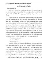 SKKN các phương pháp giảng dạy kỹ thuật chạy cự li 100m 