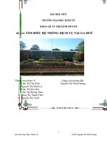 Hệ thống dịch vụ tại ga huế năm 2015