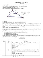 bộ đề thi học kì 2 toán 8 