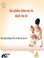 Chăm sóc bé sơ sinh khi bị da khô