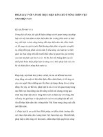 Đề tài  PHÁP LUẬT với vấn đề THỰC HIỆN dân CHỦ ở NÔNG THÔN VIỆT NAM HIỆN NAY