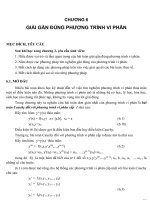 Tài liệu toán học   chương 6  giải gần đúng PT vi phân