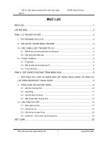 Đề tài xây dựng chương trình minh họa thuật toán a