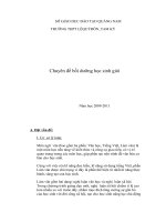 SKKN một số kinh nghiệm  khi dạy nghị luận xã hội   