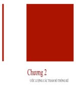 Chương 2  ước LƯỢNG các THAM số THỐNG kê