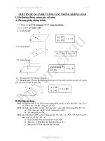 CHUYÊN đề QUAN hệ VUÔNG góc TRONG KHÔNG GIAN