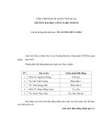 Nghiên cứu các nhân tố rủi ro gây chậm tiến độ trong quá trình thực hiện dự án chuỗi thức ăn nhanh 