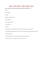 BÀI văn mẫu TIỂU học HAY    lập dàn ý chi tiết tả một vật nuôi trong nhà (gà, chim, chó, lợn, trâu, bò …) 