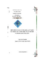Biến đổi của da cá tra khi xử lý NaOH tác động xử lý đến hiệu xuất chế biến và phẩm chất gelatin 
