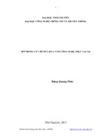 Mô phỏng cử chỉ múa dựa vào công nghệ thực tại ảo 