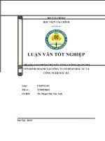 Giải pháp chủ yếu tăng cường quản trị vốn kinh doanh cho công ty cổ phần đầu tư và công nghệ bắc hà