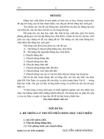 Hệ thống các bài toán động học chất điểm bồi dưỡng học sinh giỏi vật lí trung học phổ thông