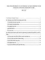 PHÂN TÍCH mô HÌNH 5+1 của m  PORTER  vận DỤNG mô HÌNH này để ĐÁNH GIÁ CƯỜNG độ CẠNH TRANH cụ THỂ  LIÊN hệ NGÂN HÀNG SACOMBANK