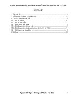 SKKN  sử dụng phương pháp dạy học tích cực để dạy về quang hợp SGK sinh học 11 cơ bản 