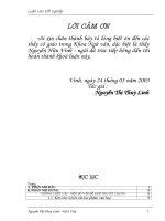 Nghệ thuật kết cấu truyện ngắn nguyễn huy thiệp (ở cấp độ kết cấu hình tượng)