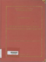 Một số giải pháp đổi mới quản lý đào tạo theo hệ thống tín chỉ tại trường đại học vinh  luận văn thạc sĩ khoa học giáo d